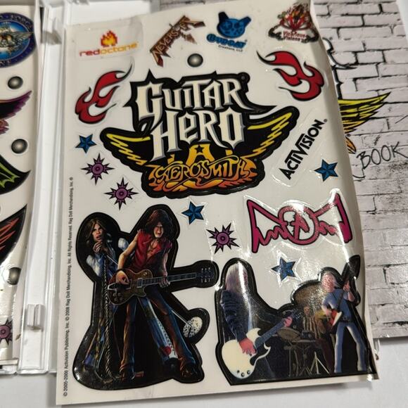 Nintendo Wii Guitar Hero Aerosmith Complete with Stickers - Picture 6 of 6